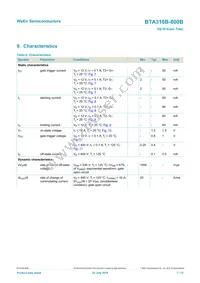 BTA316B-800B Datasheet Page 7