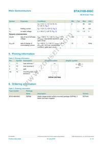 BTA316B-800C Datasheet Page 2