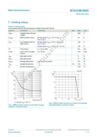 BTA316B-800C Datasheet Page 3