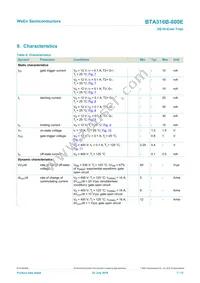 BTA316B-800E Datasheet Page 7