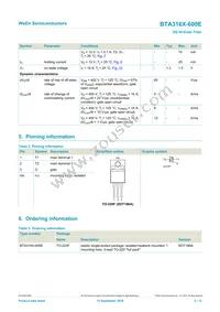 BTA316X-600E Datasheet Page 2