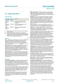 BTA316X-600E Datasheet Page 11