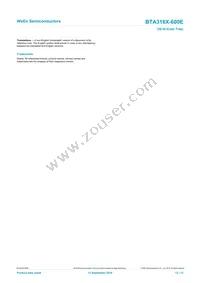 BTA316X-600E Datasheet Page 12