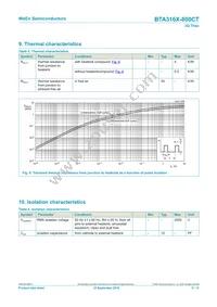 BTA316X-800CTQ Datasheet Page 5