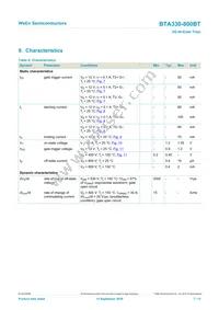 BTA330-800BTQ Datasheet Page 7