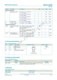 BTA41-600BQ Datasheet Page 2