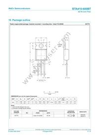 BTA410-600BT Datasheet Page 9