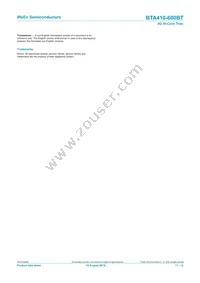 BTA410-600BT Datasheet Page 11