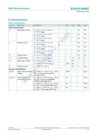 BTA410-800BT Datasheet Page 6
