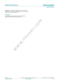 BTA410-800CT Datasheet Page 11