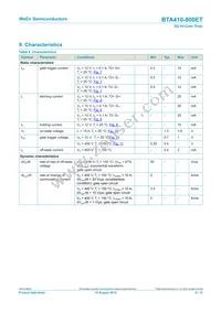 BTA410-800ET Datasheet Page 6