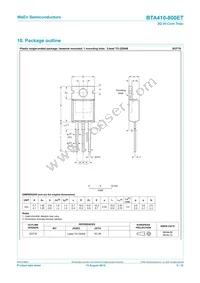 BTA410-800ET Datasheet Page 9