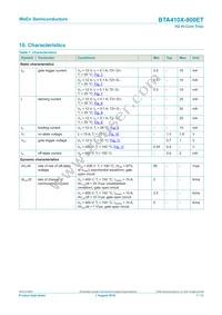 BTA410X-800ET Datasheet Page 7