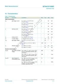 BTA412Y-800C Datasheet Page 7