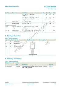 BTA420-800BT Datasheet Page 2