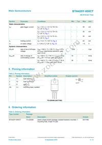 BTA420Y-800CT Datasheet Page 2