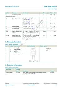 BTA425Y-800BTQ Datasheet Page 2