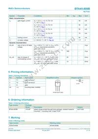 BTA45-800BQ Datasheet Page 2