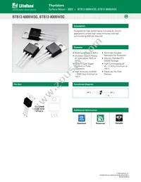 BTB12-800BW3G Datasheet Cover