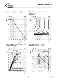 BTS113AE3045ANTMA1 Datasheet Page 5