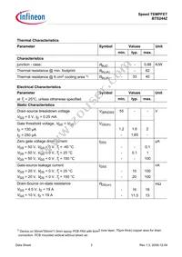 BTS244Z E3062A Datasheet Page 3