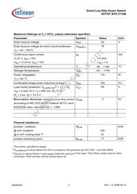 BTS3110NNT Datasheet Page 2