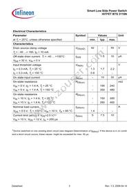 BTS3110NNT Datasheet Page 3