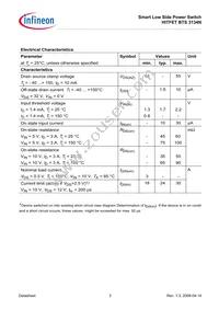 BTS3134NNT Datasheet Page 3