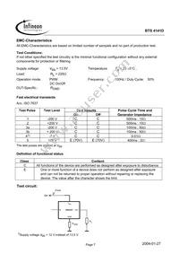 BTS4141D Datasheet Page 7