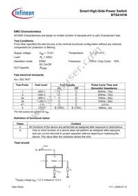 BTS4141NNT Datasheet Page 7