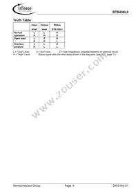 BTS436L2G Datasheet Page 6