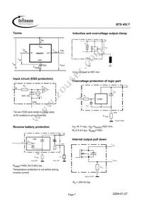 BTS452TT Datasheet Page 7