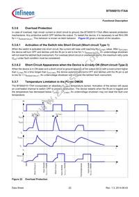 BTS500151TAAATMA1 Datasheet Page 22