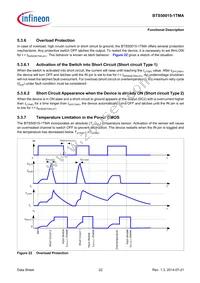 BTS500151TMAAKSA1 Datasheet Page 22