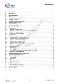 BTS50060-1TEA Datasheet Page 2