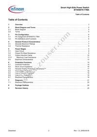 BTS500701TMAATMA1 Datasheet Page 2