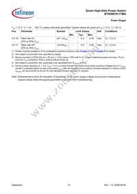 BTS500701TMAATMA1 Datasheet Page 14