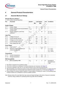 BTS500701TMBAKSA1 Datasheet Page 7