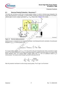 BTS500701TMBAKSA1 Datasheet Page 17