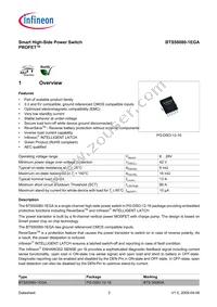 BTS500801EGAAUMA1 Datasheet Page 3