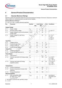 BTS500801EGAAUMA1 Datasheet Page 7