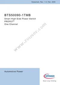 BTS50090-1TMB Datasheet Cover