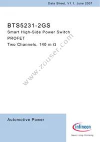 BTS52312GSXUMA1 Datasheet Cover