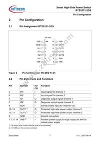 BTS52312GSXUMA1 Datasheet Page 7