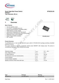 BTS52352GXUMA1 Datasheet Page 3