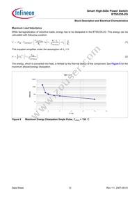 BTS52352GXUMA1 Datasheet Page 12