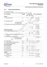 BTS52352GXUMA1 Datasheet Page 13