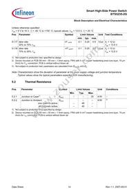 BTS52352GXUMA1 Datasheet Page 14