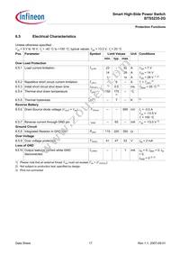 BTS52352GXUMA1 Datasheet Page 17