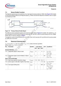 BTS52352GXUMA1 Datasheet Page 21